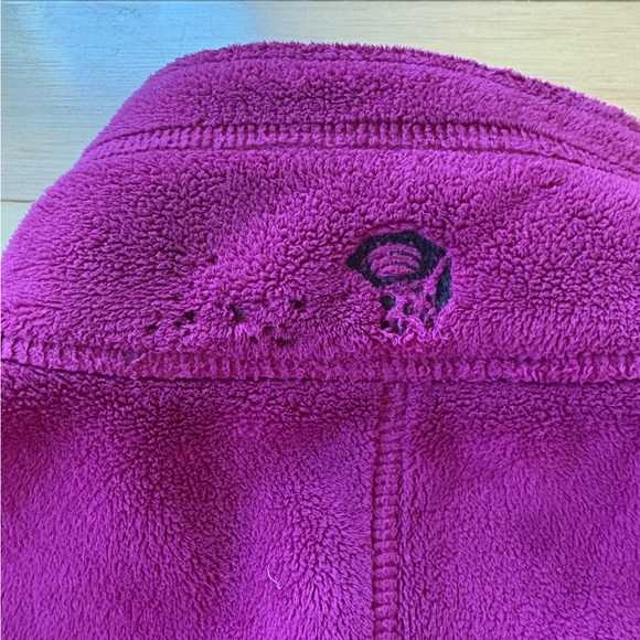 Mountain Hardware Full Zip Fleece Jacket Womens Sz S Magenta Coat - Picture 10 of 10